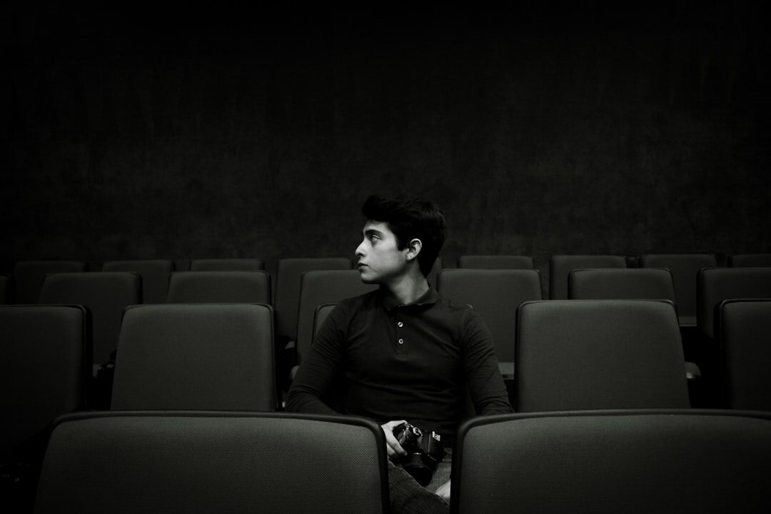 actor sitting alone