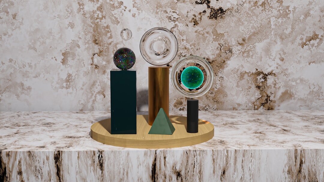 award trophy on stage